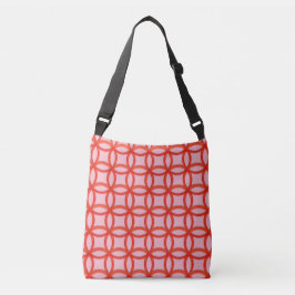 Tote Bag (ao) - Intertwed Red Ringar Axelväska