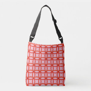 Tote Bag (ao) - Intertwed Red Ringar Axelväska