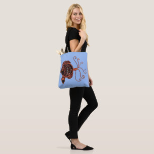 Tote Bag (ao) - Koppar och Pärlor Fish Tygkasse