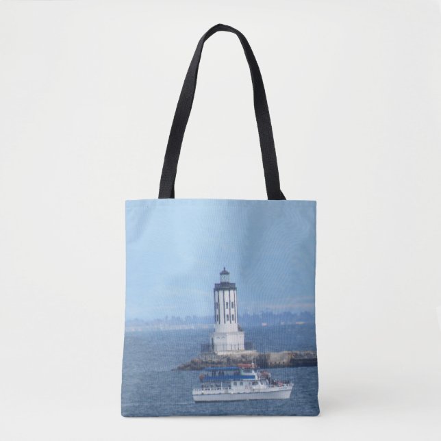 Tote Bag (ao) - Los Angeles Harbour Light Tygkasse (Framsida)