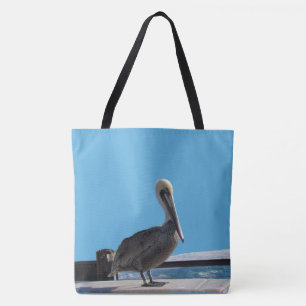 Tote Bag (ao) - Pelikan i solen Tygkasse