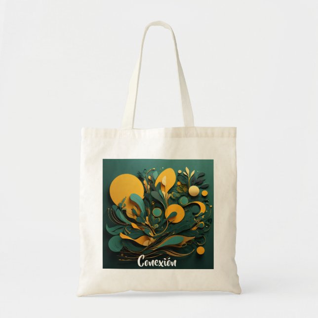 Tote Bag Arte Biodiversidad Viva Conexión Tygkasse (Framsidan)