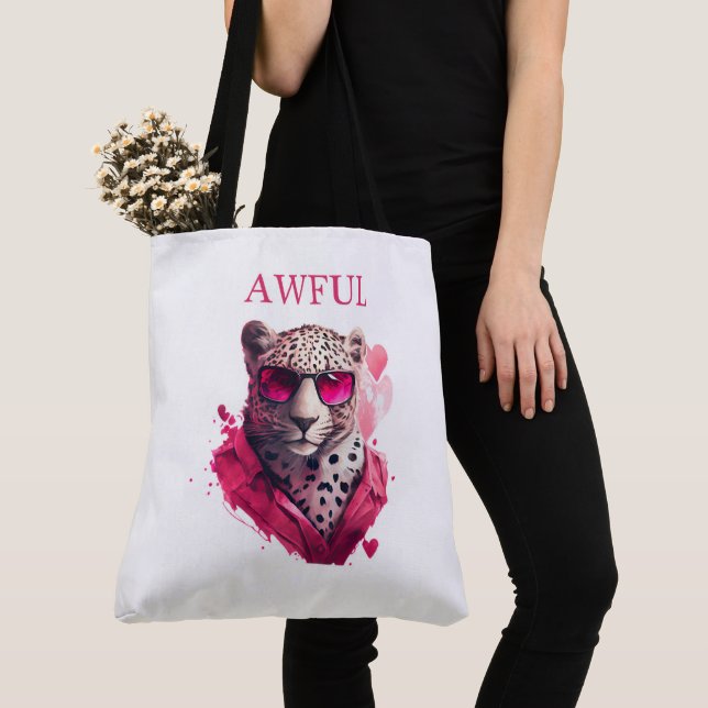 Tote Bag Awful Tygkasse (Närbild)