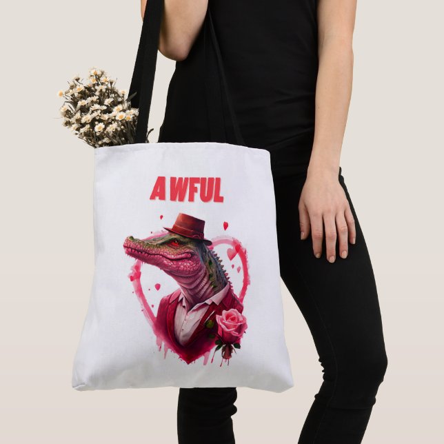 Tote Bag Awful Tygkasse (Närbild)