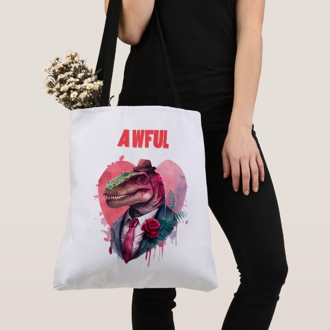 Tote Bag Awful Tygkasse (Närbild)