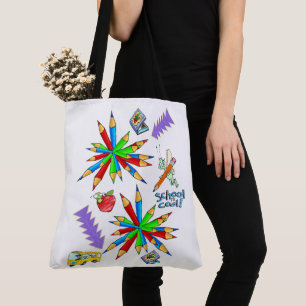 Tote Bag Back to school är Coola Tygkasse