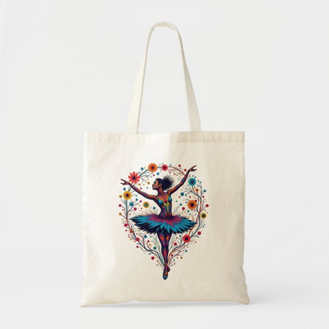 Tote bag "Bailarina" Tygkasse (Framsidan)