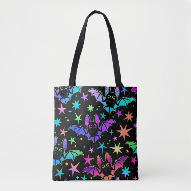 Tote Bag "Bats" Tygkasse (Framsida)