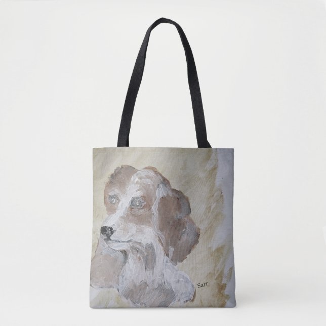 Tote Bag : Beagle Hund Tygkasse (Framsida)