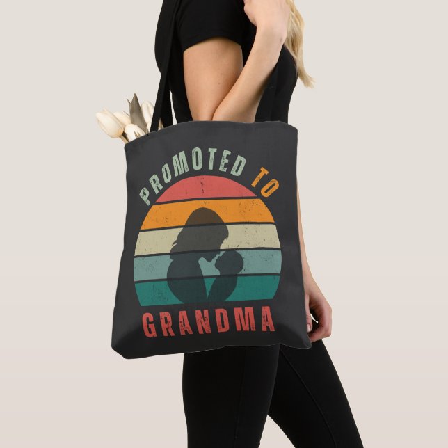 Tote Bag befordrad till Grandma Tygkasse (Närbild)