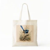 Tote Bag Blå Älvdvärg | Bush Edition
