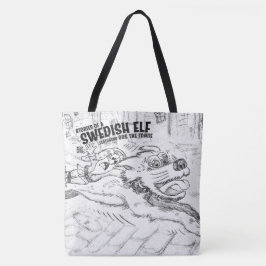 Tote Bag/ bokväska BERICHTEN VAN EEN ZWEEDSE ELF Tygkasse