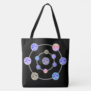 Tote Bag - Bollar i omloppsbana Tygkasse