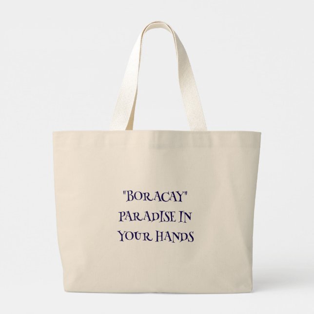 Tote Bag - Boracay Edition Jumbo Tygkasse (Baksida)