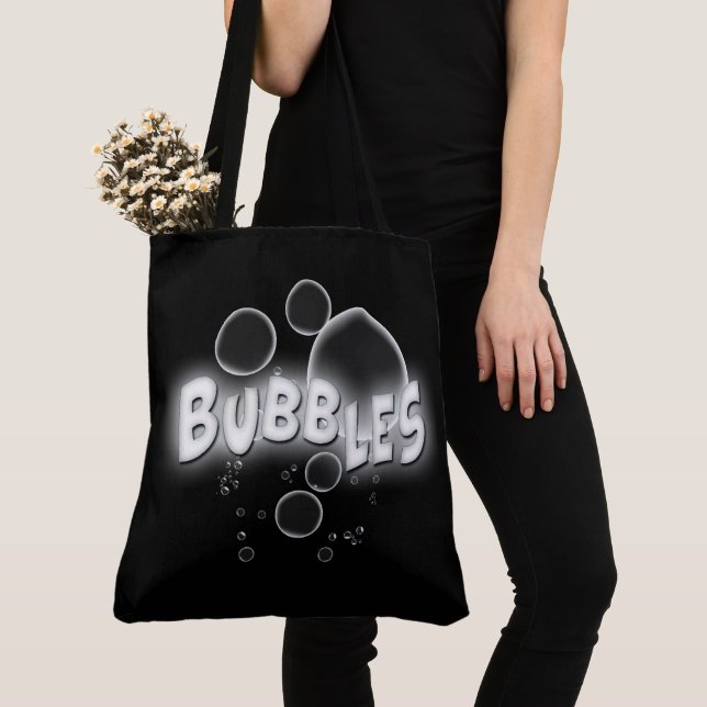 Tote Bag Bubbles Tygkasse (Närbild)