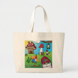 Tote Bag - Buellton’s Gnomes! Jumbo Tygkasse