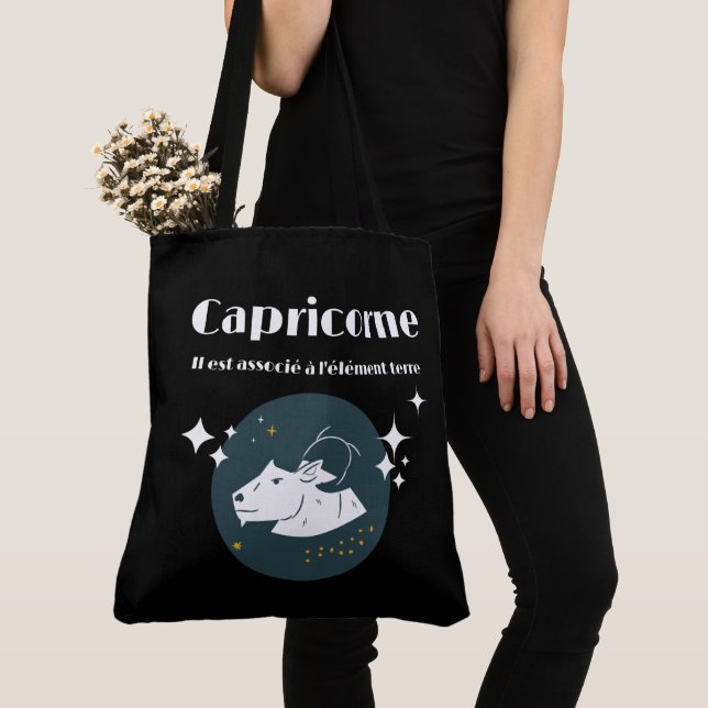 Tote Bag Capricorne Tygkasse (Närbild)