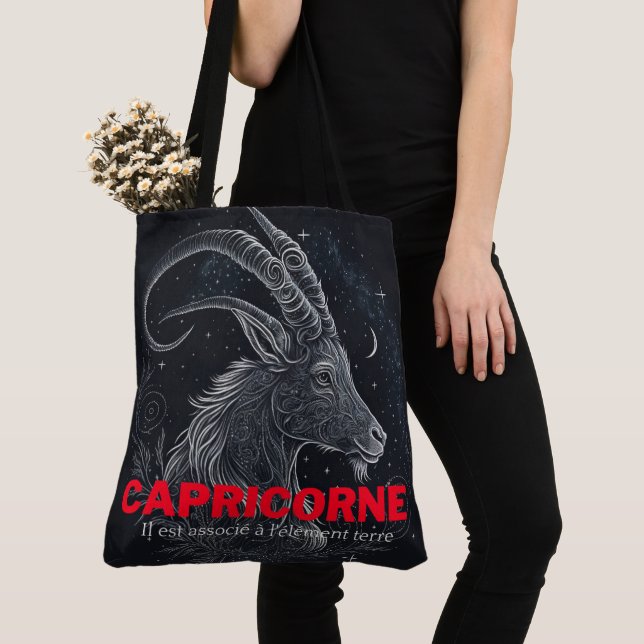 Tote Bag Capricorne Tygkasse (Närbild)