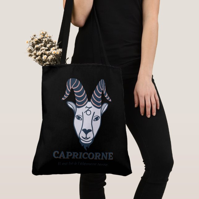 Tote Bag Capricorne Tygkasse (Närbild)