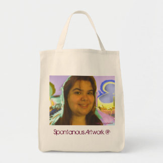 Tote Bag, Celia A. Escalante©, Spontanous Ar... Tygkasse