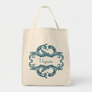 Tote Bag Chic Damask Tote Bag Tygkasse