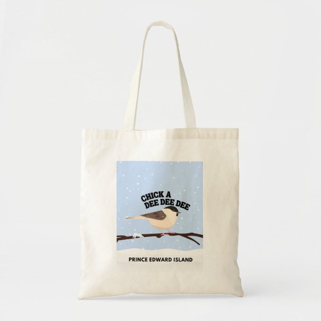 Tote Bag Chickadee Tygkasse (Framsidan)