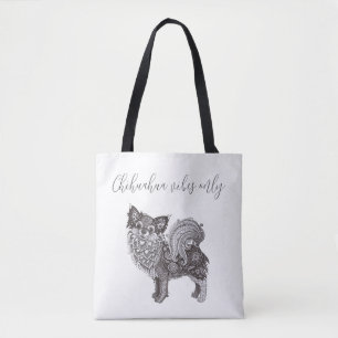 Tote Bag Chihuahua-stämning Tygkasse