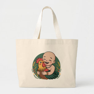 Tote Bag Chloe Baby Hugs Tupp Jumbo Tygkasse