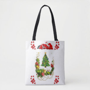 Tote bag christmas tygkasse