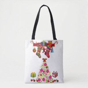 Tote bag christmas tygkasse