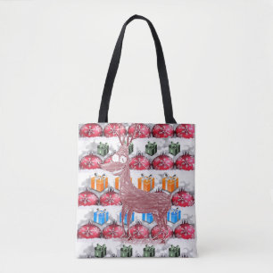 Tote bag christmas tygkasse