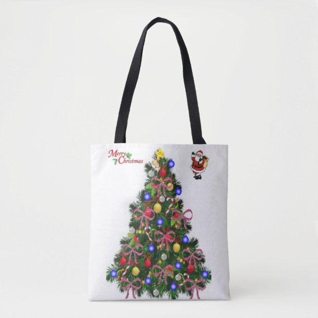 Tote bag christmas tygkasse (Framsida)