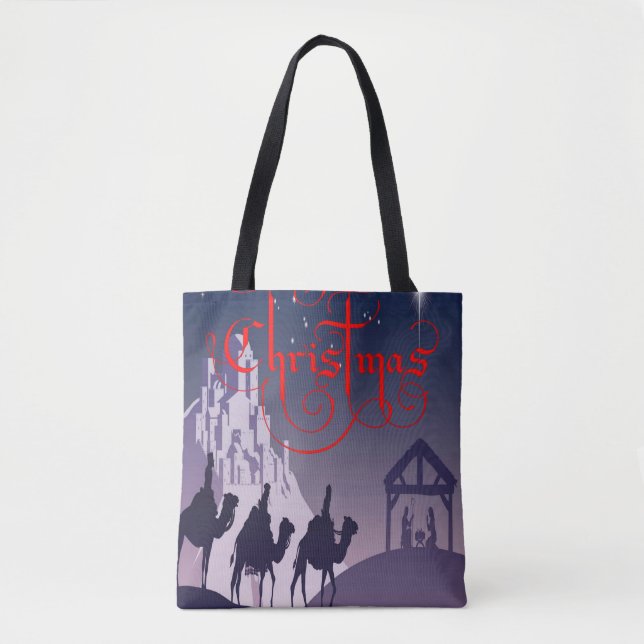 Tote bag christmas tygkasse (Framsida)
