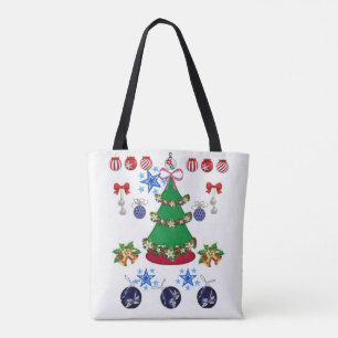 Tote bag christmas tygkasse
