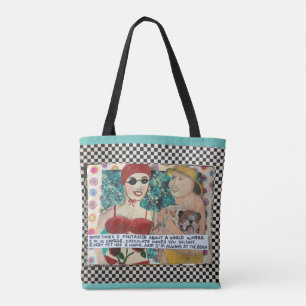TOTE BAG=DET ÄR MIN HUND KAMMARE. TYGKASSE