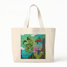Tote Bag - Dragons in the Forest