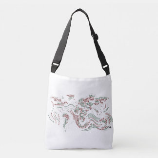 Tote Bag Earth Typografisk Konst Axelväska