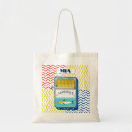 Tote Bag Eclectic Sardines design | Anpassade Tygkasse