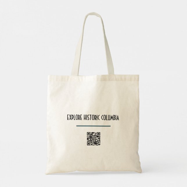 Tote Bag "Explore Historic Columbia" Tygkasse (Baksida)
