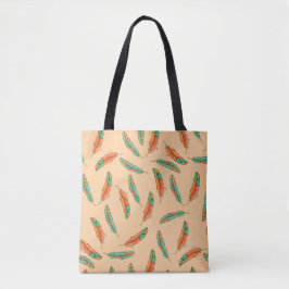 Tote Bag Feathers Tygkasse