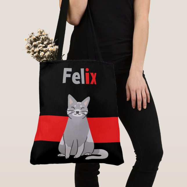 Tote Bag Felix Tygkasse (Närbild)