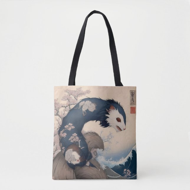 Tote bag Ferret Tygkasse (Framsida)