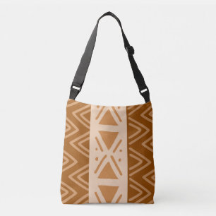 Tote Bag för Afrikas Trasa-design i Lera Axelväska