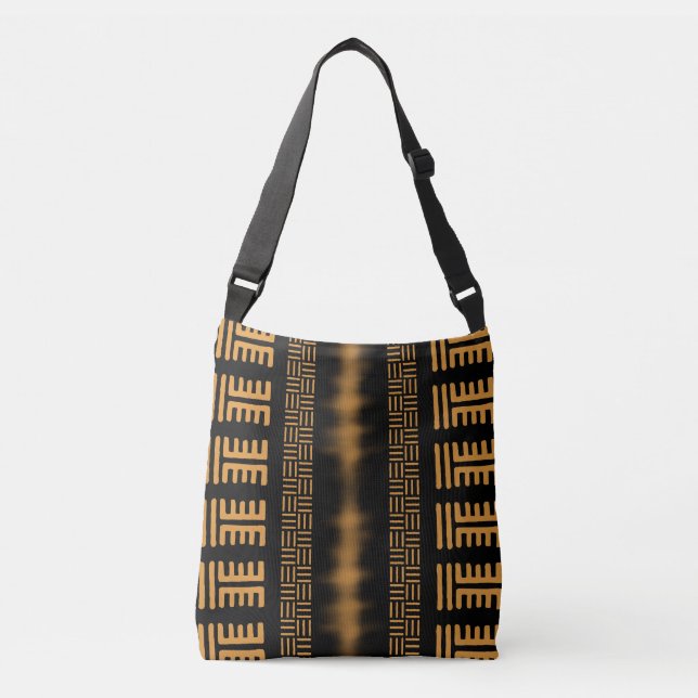 Tote Bag för Afrikas Trasa-design i Lera Axelväska (Framsida)