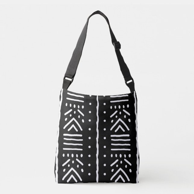 Tote Bag för Afrikas Trasa-design i Lera Axelväska (Framsida)