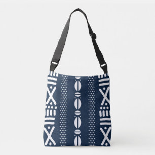 Tote Bag för Afrikas Trasa-design i Lera Axelväska