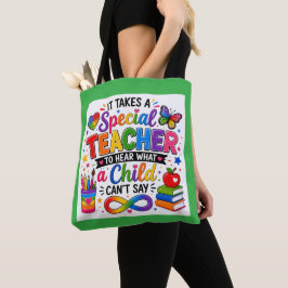 Tote Bag för Autismmedvetenhet för Lärare Tygkasse