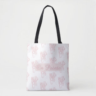 Tote Bag för Ballet Skor On Pointe Tygkasse