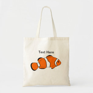 Tote Bag för bevuxen fisk Tygkasse