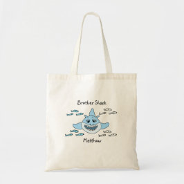 Tote Bag för Brother Shark Personlig Beach Tygkasse
